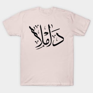 Damla in arabic calligraphy داملا T-Shirt